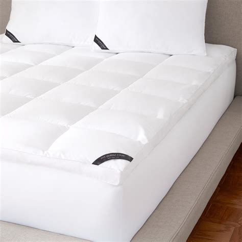 Five Queens Court Elite Pillow Top Sateen Cotton Mattress Topper ...