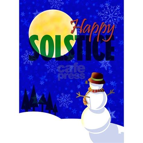 Happy Solstice Greeting Card by GraveCake - CafePress