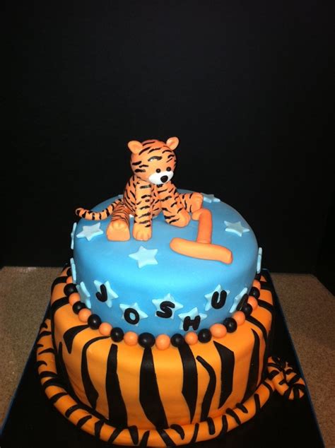 Tiger Birthday Cake - CakeCentral.com