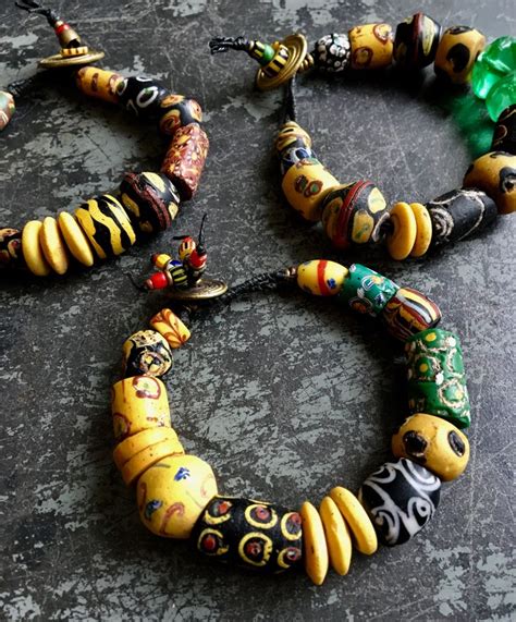 Welcome | African beaded bracelets, African trade bead jewelry, Trade bead earrings