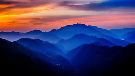 Mountain Sunset Wallpapers - Top Free Mountain Sunset Backgrounds - WallpaperAccess