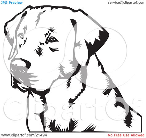 Lab Dog Silhouette at GetDrawings | Free download