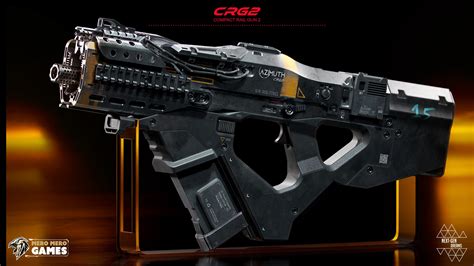 #430163 4K, 3D, rifles, assault rifle, futuristic, CGI, digital art ...