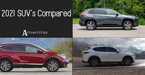 Small Size Suv Comparison Chart