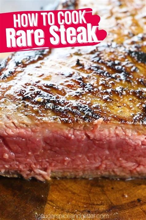 How to Cook a Rare Steak (with Video) ⋆ Sugar, Spice and Glitter