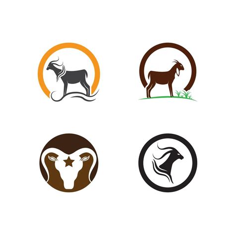 Goat Logo Template vector icon 7862080 Vector Art at Vecteezy