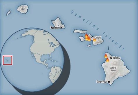 Map of Maui fires shows where deadly infernos are spreading across Hawaii - Thelocalreport.in