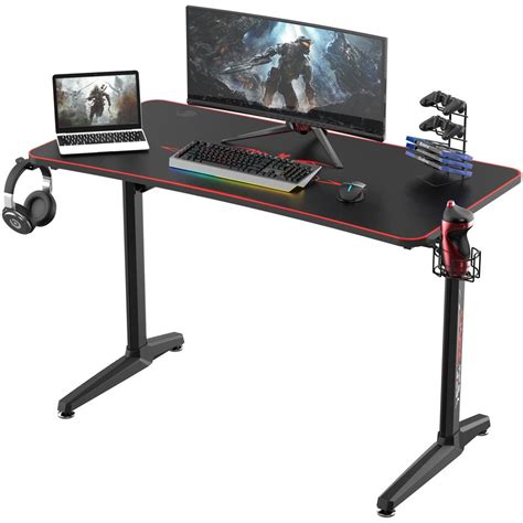 Eureka Ergonomic 47 Inch Gaming Desk - Black | BIG W