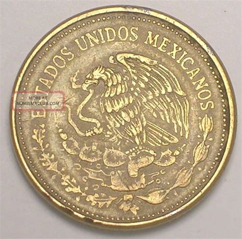 1985 Mexico Mexican 100 Pesos Carranza Eagle Coin F,