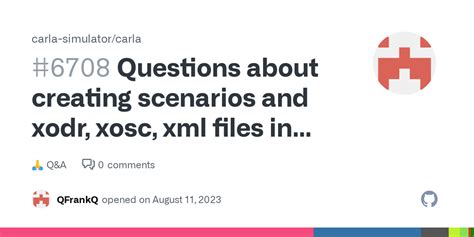 Questions about creating scenarios and xodr, xosc, xml files in Scenario Runner · carla ...