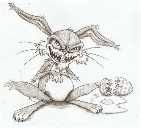 The crazy easter bunny by ArtisticDane on DeviantArt