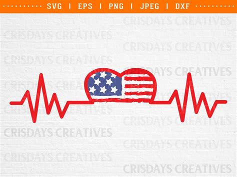 Heart Flag Svg, American Heart Svg, Cute Flag Heart Shirt Svg, Heart ...