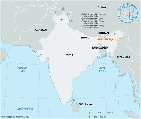 Kanchenjunga | Height, Map, Location, & Elevation | Britannica