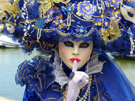 Free Images : flower, blue, clothing, festival, masks, costume, mask of venice, carnival venice ...