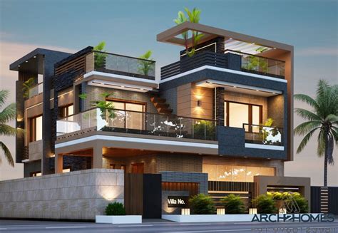 Beautiful Bungalow Corner Elevation Design | House designs exterior, House outer design ...