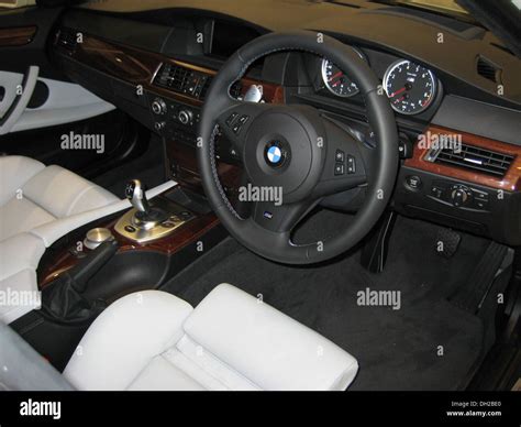 BMW E60 M5 Interior Stock Photo: 62133176 - Alamy