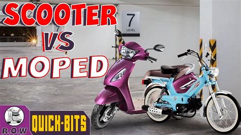 Scooters Vs Mopeds · English listening exercise (beginner level) | bitgab