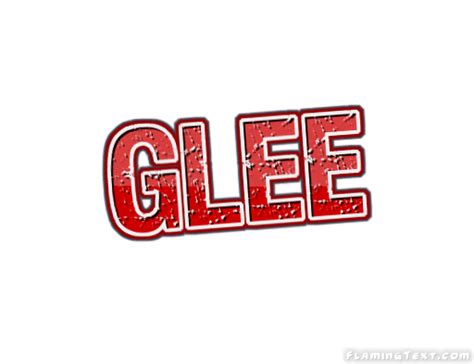 Glee Logo | Free Name Design Tool from Flaming Text