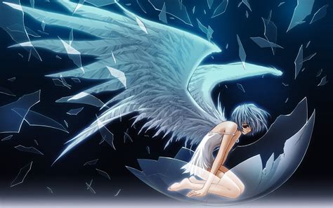 eggs, Angel, Anime Girls, Wings Wallpapers HD / Desktop and Mobile Backgrounds