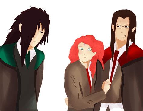 Madara, Mito, Hashirama || Harry Potter Crossover| by shadowkittyart on ...