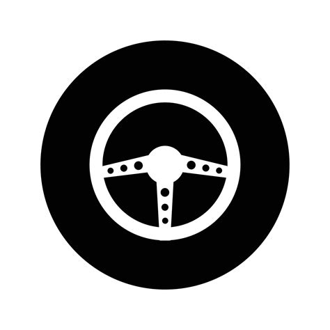 steering wheel logo 16137552 Vector Art at Vecteezy