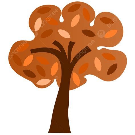 Autumn Tree Leaves Vector Design Images, Autumn Tree With Leaves, Autumn, Tree, Leaf PNG Image ...