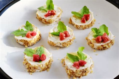 Vegetarian Canapé Recipes - Great British Chefs | Sweet recipes desserts, Food, Walnut recipes