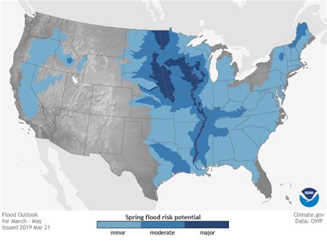 NOAA: 2019 Flood Prediction Map For United States | Unofficial Networks