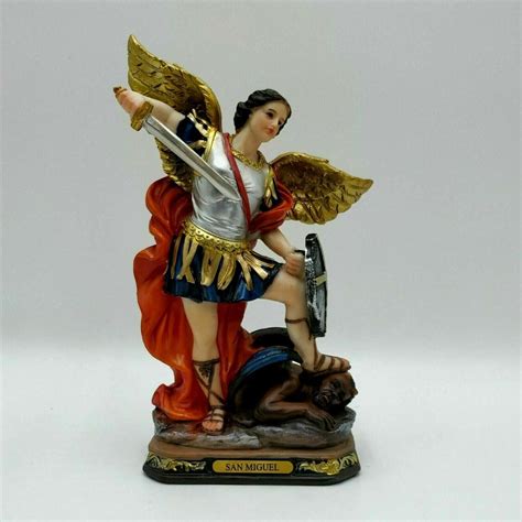 San Miguel Arcangel Statue 25365 Saint Michael Archangel Catholic - Etsy