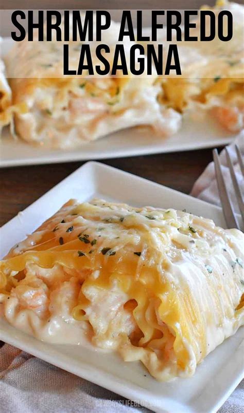 Shrimp Alfredo Lasagna | Shrimp recipes easy, Seafood lasagna recipes, Easy lasagna recipe