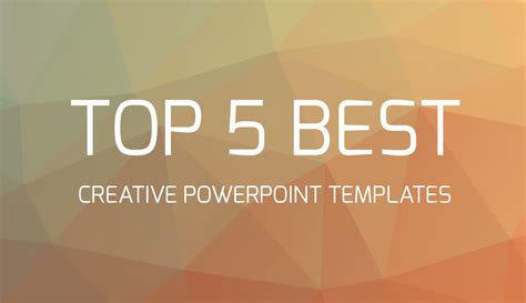 Top 5 Best Creative Powerpoint Templates | Creative powerpoint, Best ...