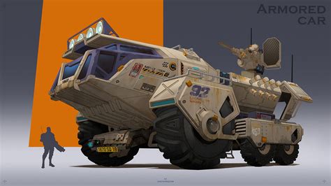 Futuristic Military Vehicles Concept Art