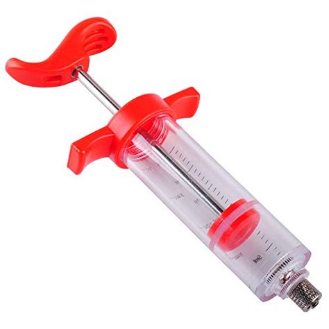 Wadoy Turkey Syringe/Flavor Injector Syringe/Meat Syringe Marinade Injector for Bbq Grill-1 Oz ...