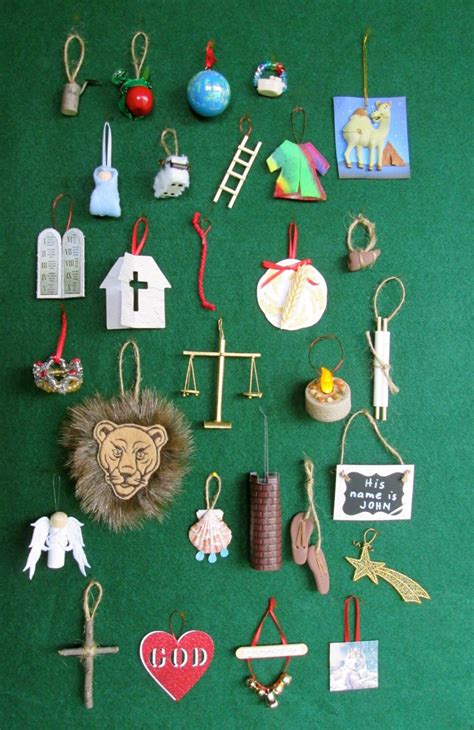 Jesse Tree Advent Ornaments: 29 thoughtfully handmade