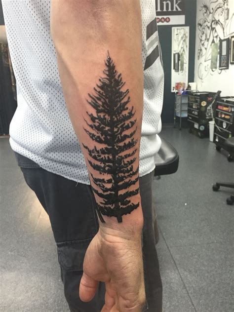 Forest Pine Tree Tattoo | Tree tattoo men, Pine tattoo, Pine tree tattoo