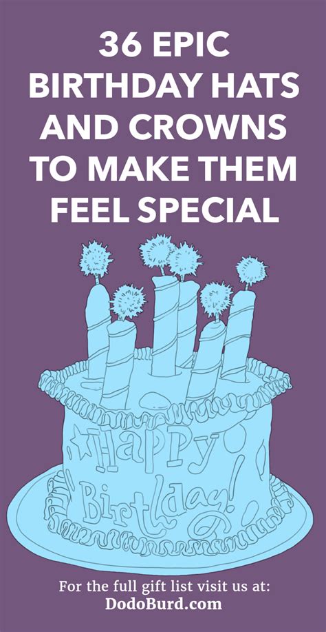 36 Epic Birthday Hats and Crowns to Make Them Feel Special - Dodo Burd