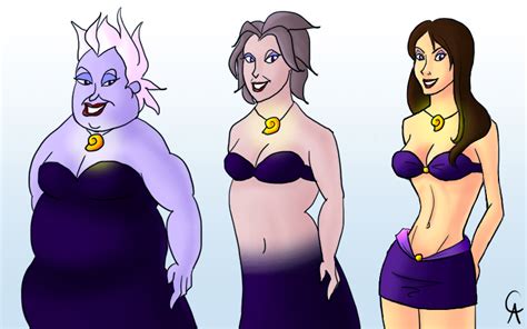 Ursula Transformation by chiralgia on DeviantArt