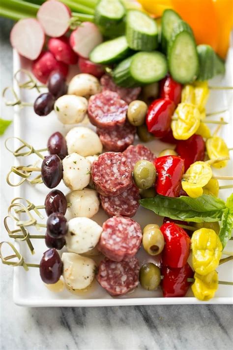 15 Of the Best Real Simple Antipasto Appetizer Skewers Ever – Easy Recipes To Make at Home