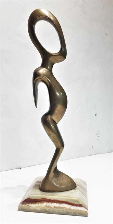 American Mid-Century Modern, an Alien, Polished Bronze Sculpture, circa ...