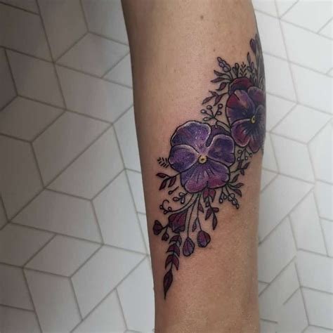 Purple Flower Tattoo Designs - Tattoo Faerie Flowery | Bodenewasurk