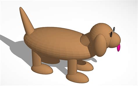 3D design Cute Dog | Tinkercad