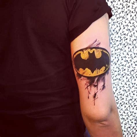 Batman Chest Tattoo