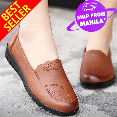 QINGSHUI Shoes For Women.Ladies Shoes.Office Shoes Work Shoes.High Quality PU Leather Flat Shoes ...