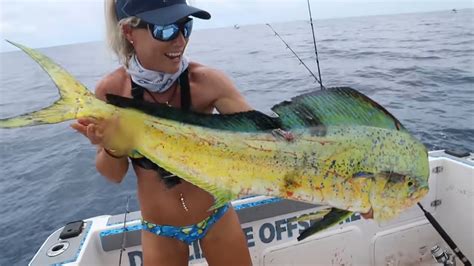 GIANT DOLPHIN Caught Deep Sea Fishing! Mahi Mahi Fishing- How to Catch ...