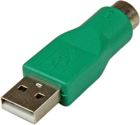 Amazon.com: StarTech.com Replacement PS/2 Mouse to USB Adapter F/M - use with PS/2 and USB ...