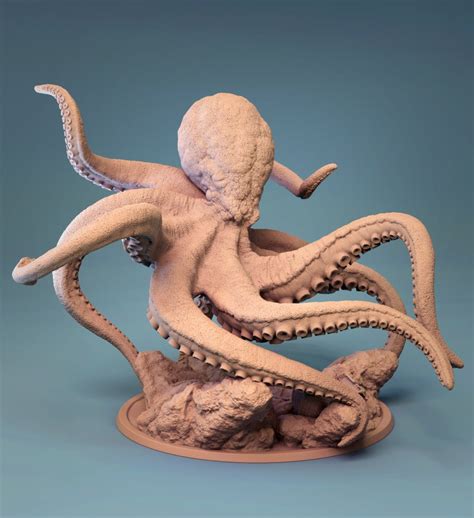 Kraken Giant Octopus by Lord of the Print D&D 28mm Scale - Etsy