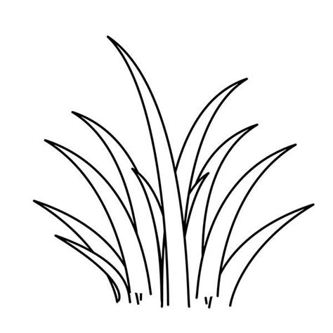 Black And White Grass Clipart | Free download on ClipArtMag