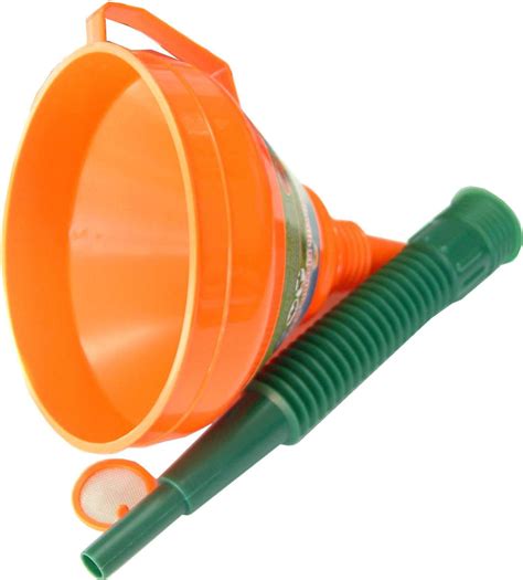 Funnel Plastic with Flexible Spout and Strainer Xcel