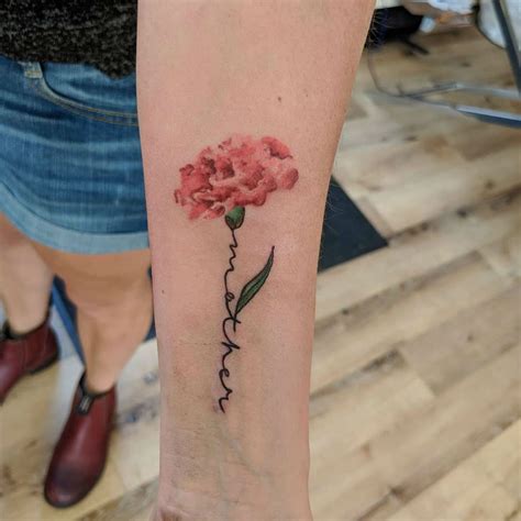 160+ Best Carnation Flower Tattoo Designs With Meanings (2022)