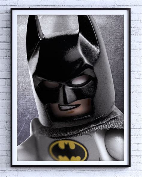 Lego Batman Poster / Wall Art. Custom made Kids Room Decor | Etsy